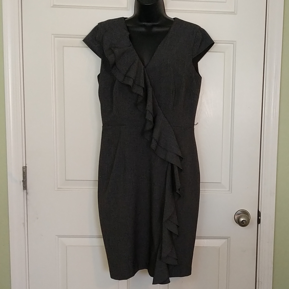 Calvin Klein Gray Career Dress